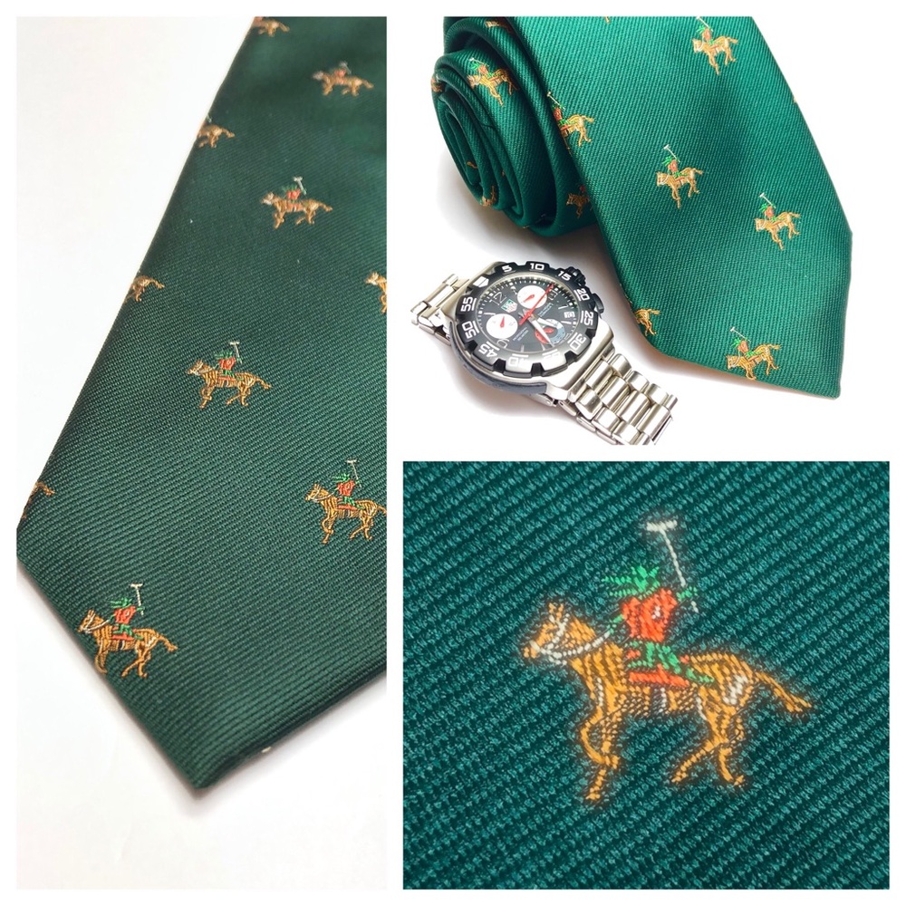 Vtg Lacoste Style Polo Gator Tie by Jacobs Roberts